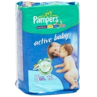 Подгузники "Pampers Active Baby", 11-25 кг, 16 шт артикул 7203a.