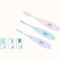 Набор зубных щеток "Canpol Babies", 3 шт артикул 7211a.