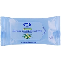 Влажные салфетки для детей "Наша мама", для чувствительной и проблемной кожи, 15 шт артикул 7228a.